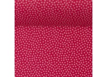 Baumwolle - Dotty kirschrot